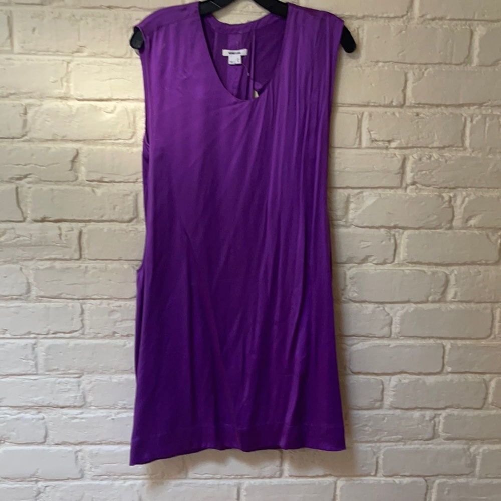 Helmet Lang. Never worn silk mini cocktail dress